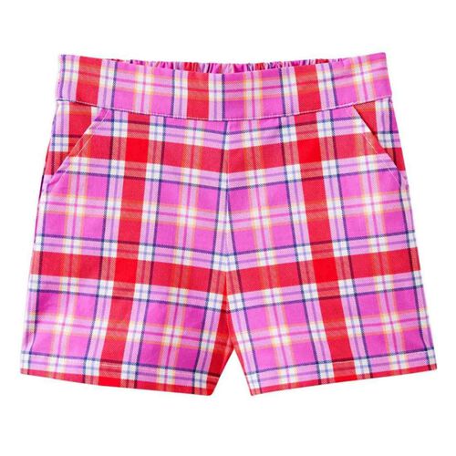 Milky Sunset Plaid Check Short 2-7Y