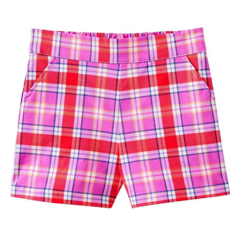 Milky Sunset Plaid Check Short 2-7Y image number 0