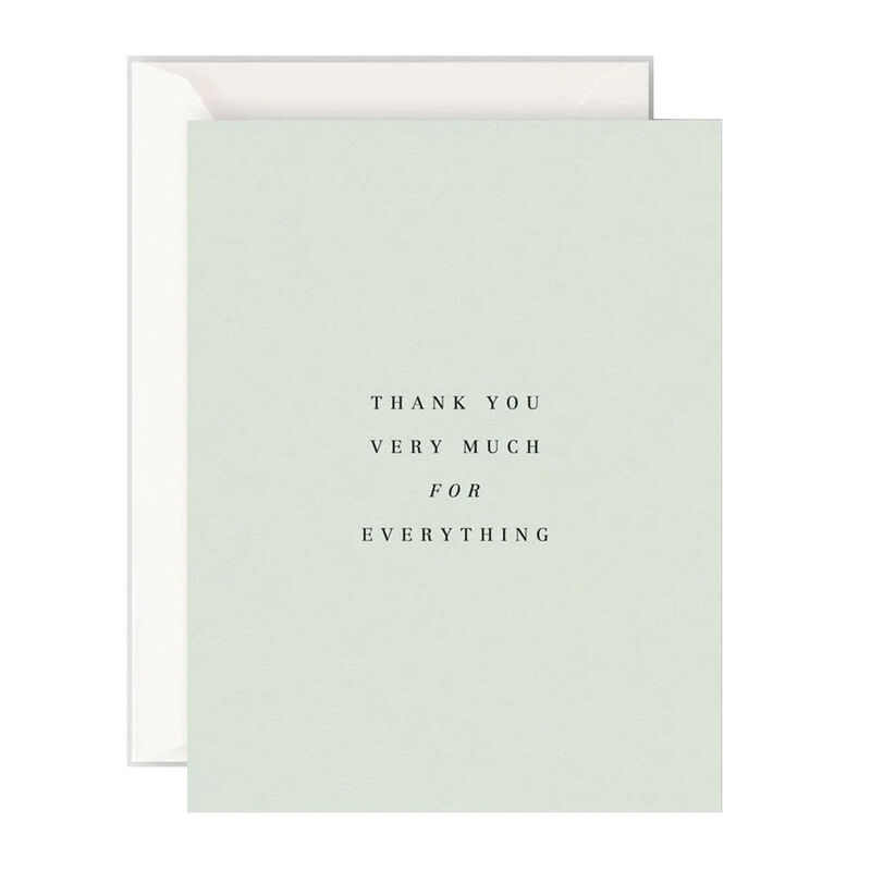 Father Rabbit Stationery Card Thank You Very Much For Everything image number 0