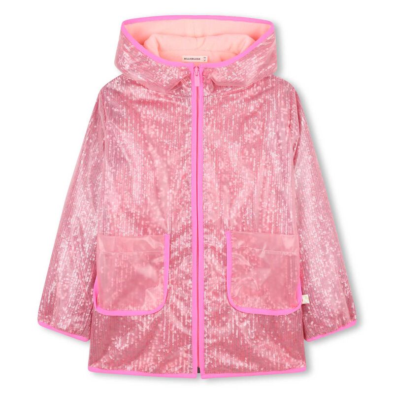 Billieblush Sequin Raincoat 8Y-10Y image number 0