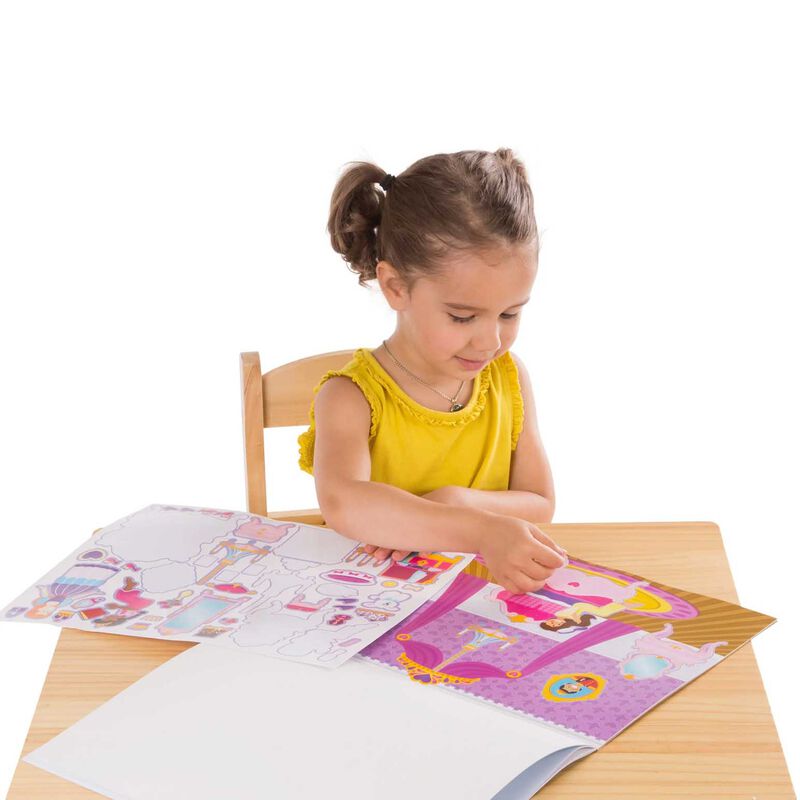 Melissa & Doug Reusable Sticker Pad - Princess Castle image number 1