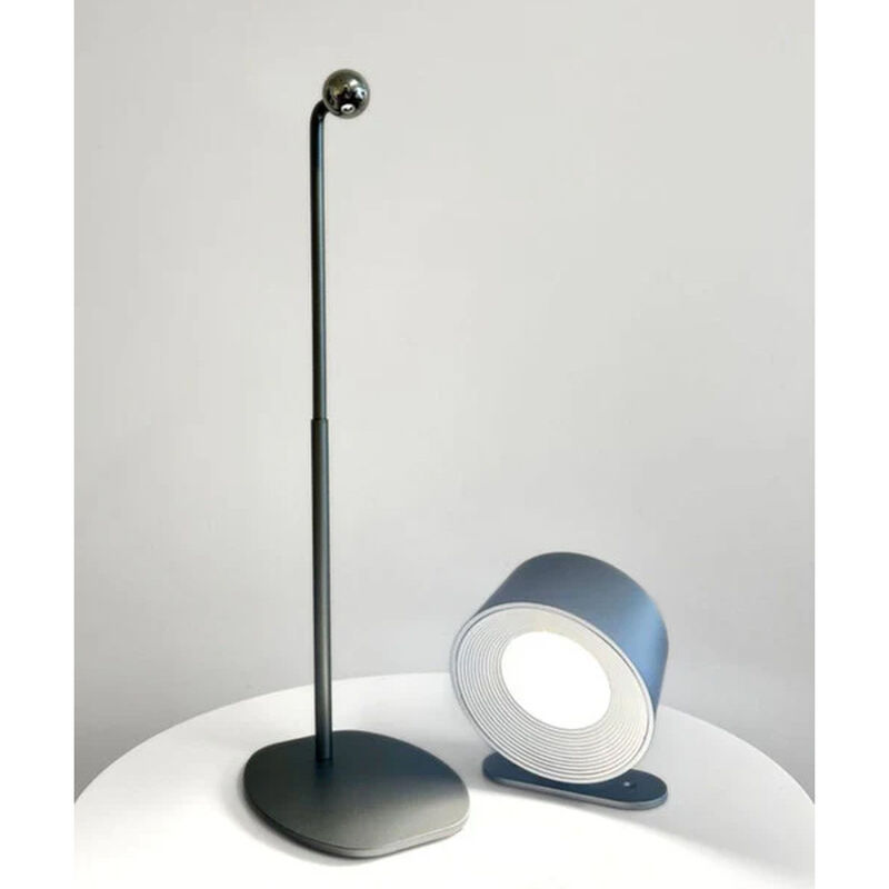 Stellar Haus 360° Silver/Grey LED USB Table Lamp image number 1