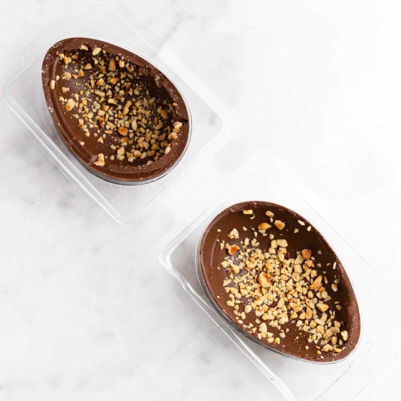 House of Chocolate Hazelnut Milk Chocolate Easter Egg 100g image number 1