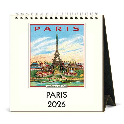 Cavallini Paris 2026 Desk Calendar