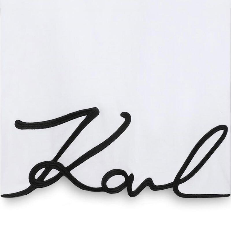 Karl Lagerfeld Signature Logo T-Shirt 10Y - 16Y image number 2