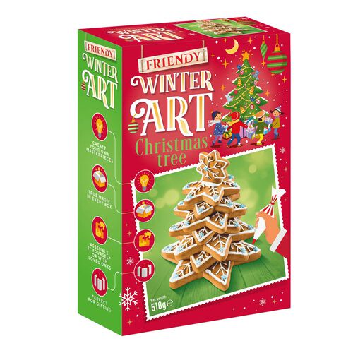 Friendy Gingerbread Tree Kit 510g