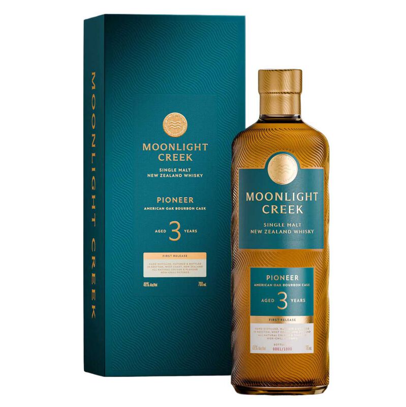 Reefton Distilling Co. Moonlight Creek Pioneer Single Malt Whisky 48% 700ml image number 0