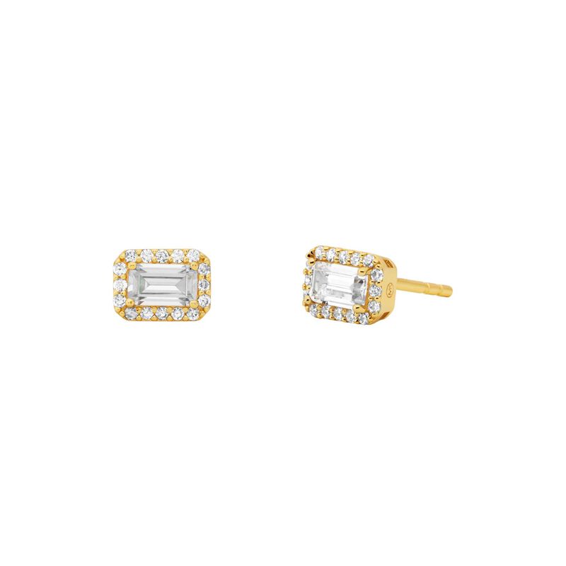 Michael Kors 14K Gold-Plated Sterling Silver Necklace And Earrings Set image number 1