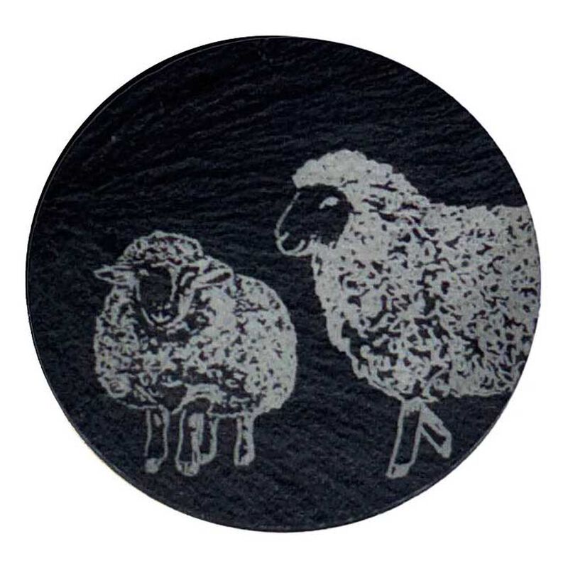 Selbrae House Slate Magnet - Sheep image number 0