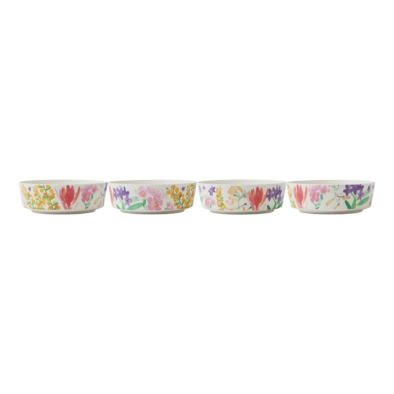 Maxwell & Williams Wildflowers Bamboo Bowl 15x5cm Set Of 4 image number 1