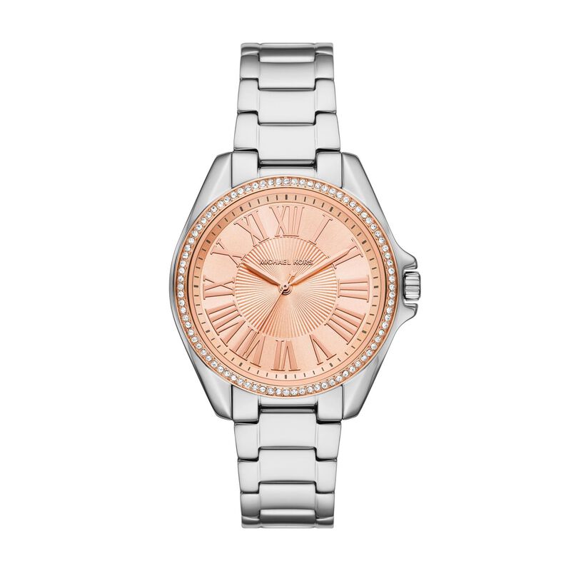 Michael Kors Kacie Three-Hand Stainless Steel Watch MK4854 image number 0