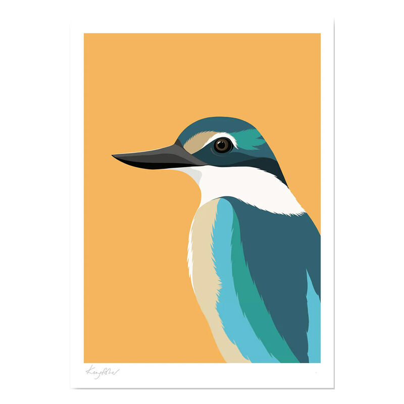 Hansby Design Kingfisher A4 Print image number 0