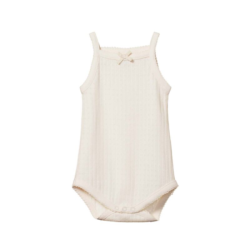 Nature Baby Camisole Bodysuit Pointelle image number 0