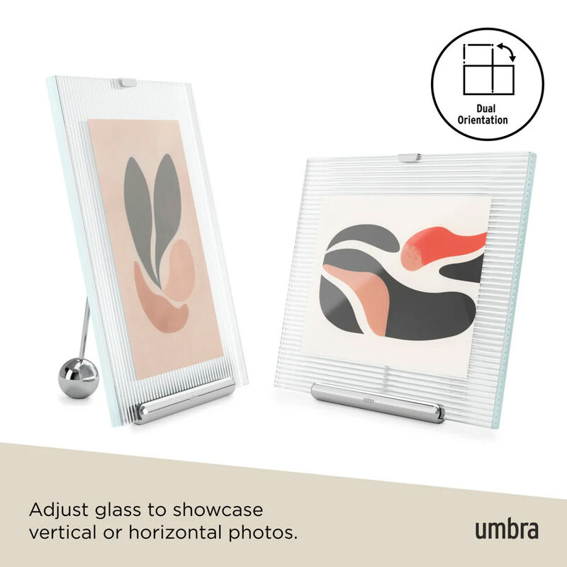 Umbra Flute Picture Frame 8x10 Chrome image number 2