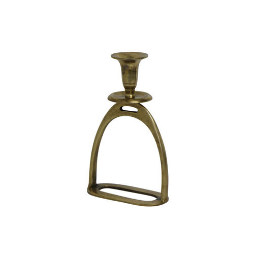 French Country Stirrup Candle Holder