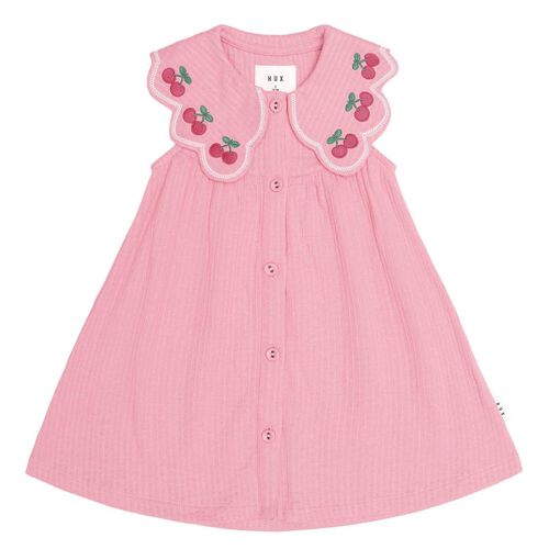 Huxbaby Cherry Emb Collar Dress 6M-2Y