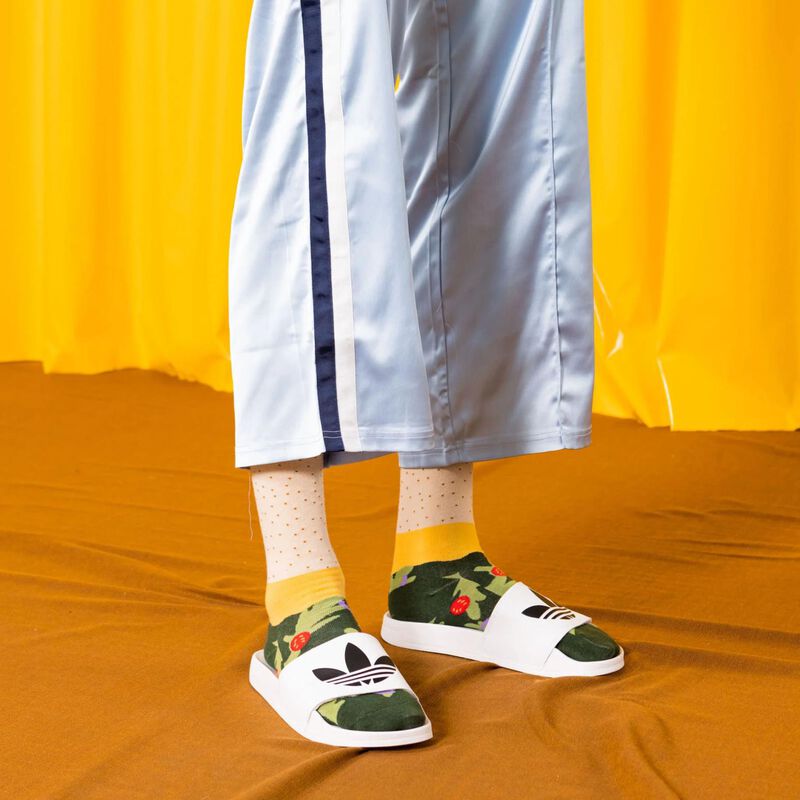 Eat My Socks Pizza Vegan Socks image number 3
