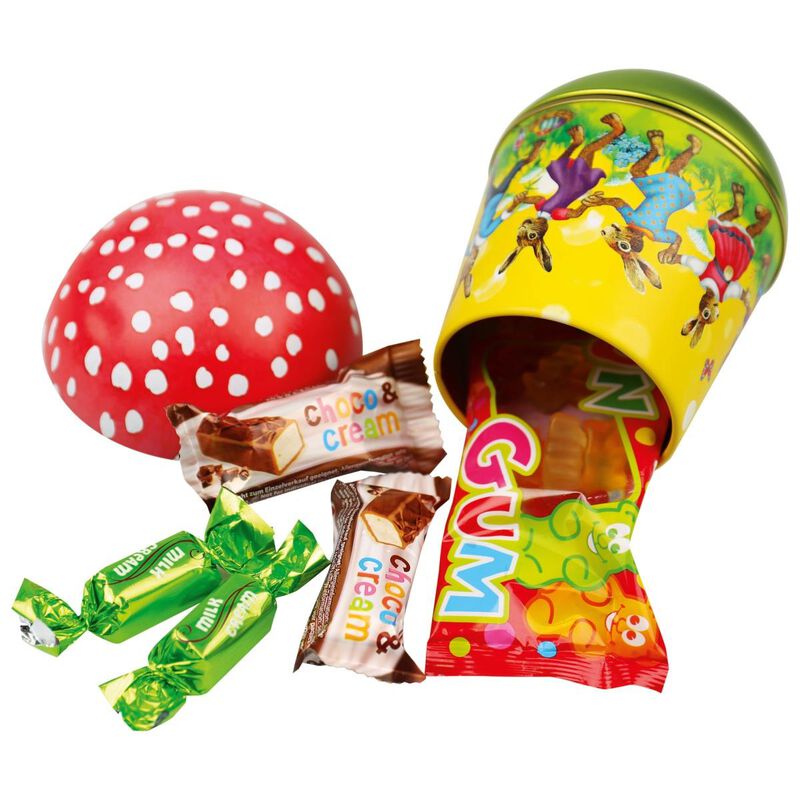 Windel Easter Mushroom Music Box with Gummies & Assorted Chocolates 105g image number 1