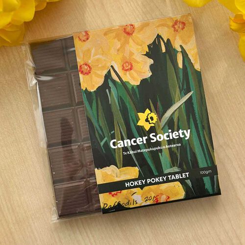 The Seriously Good Chocolate Co. Daffodil Day Hokey Pokey Tablet
