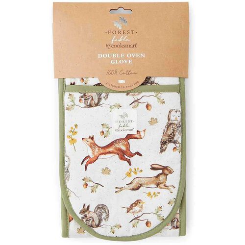 Cooksmart Forest Fable Double Oven Glove