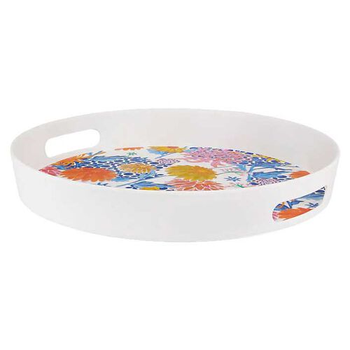 Maxwell & Williams Sunburst Melamine Round Serving Tray 35x5cm