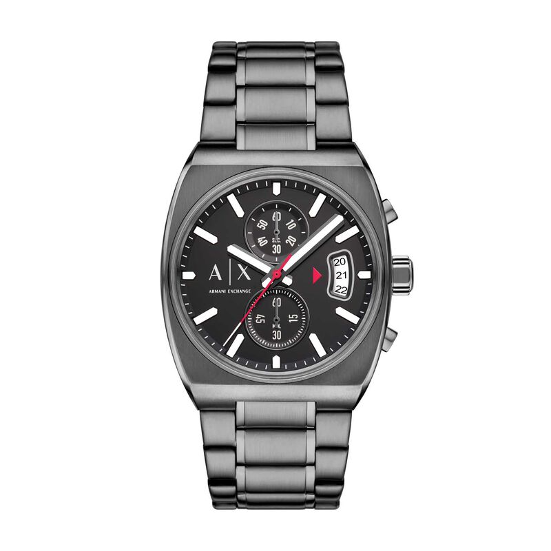 Armani Exchange Chronograph Gunmetal Stainless Steel Watch AX2823 image number 0