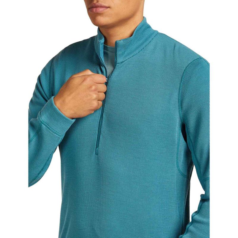 Icebreaker M Merino 260 Waffle Knit Wander LS Half Zip image number 6