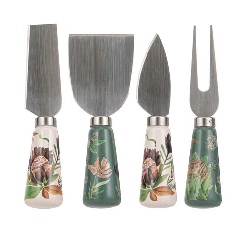 Ladelle Leura 4Pc Cheese Knife Set