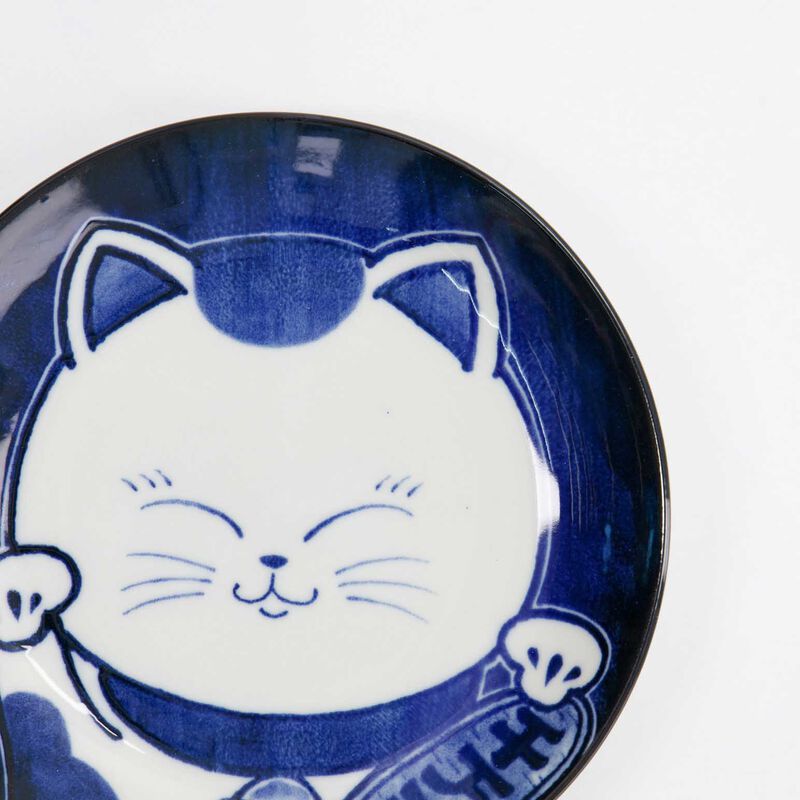 Tokyo Design Studio Kawaii Cat Neko Plate 16.5cm image number 2