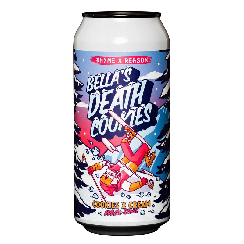 Rhyme X Reason Bella's Death Cookies & Cream White Stout 6.66% 440ml image number 0