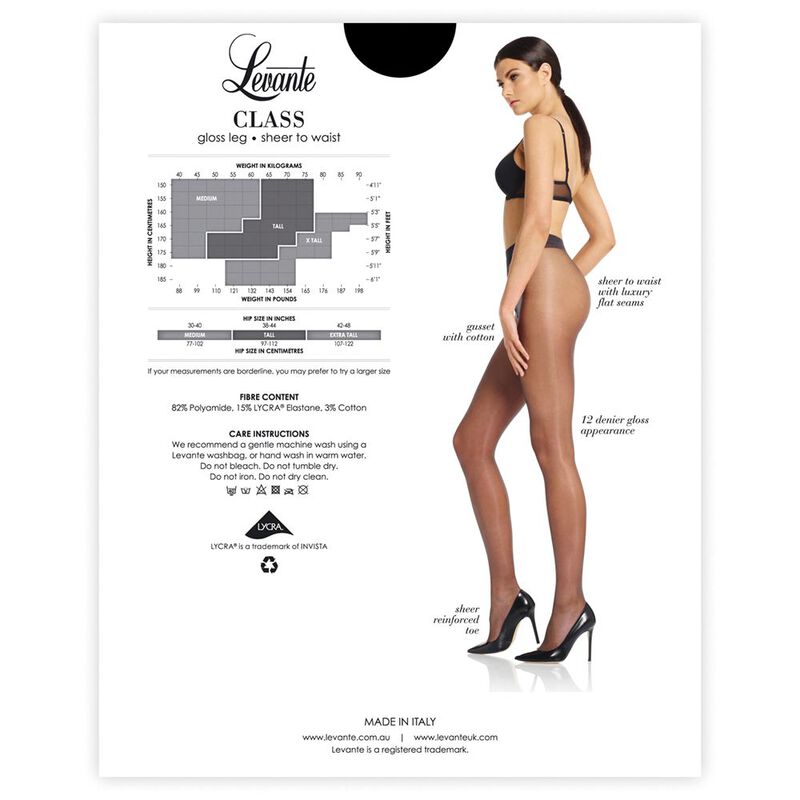 Levante Class Sheer to Waist Pantihose image number 3