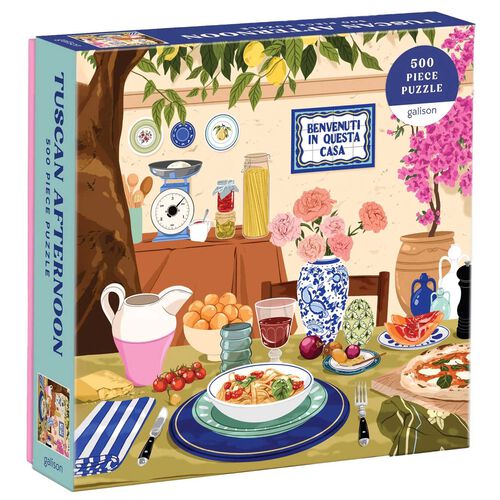 Galison Tuscan Afternoon 500 Piece Puzzle