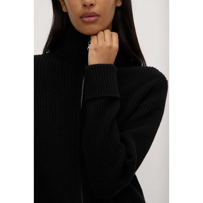 Assembly Label Annisha Zip Knit Black image number 2