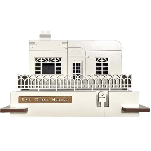 Abstract Designs A5 Flatpack Art Deco House