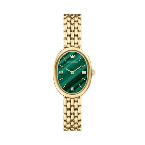 Emporio Armani Sinfonia Two-Hand Gold-Tone Stainless Steel Watch