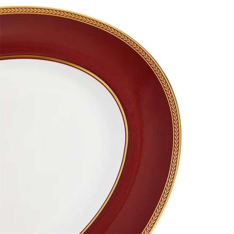 Wedgwood Renaissance Red Oval Platter 35cm image number 2