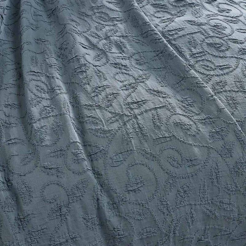 George Street Linen Butirir Cotton Jacquard Blanket image number 3