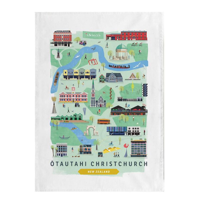 Robertson Creative Otautahi Teatowel image number 0
