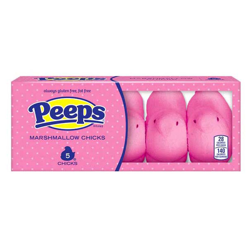 Peeps&reg; 5Pc Pink Marshmallow Chicks image number 0