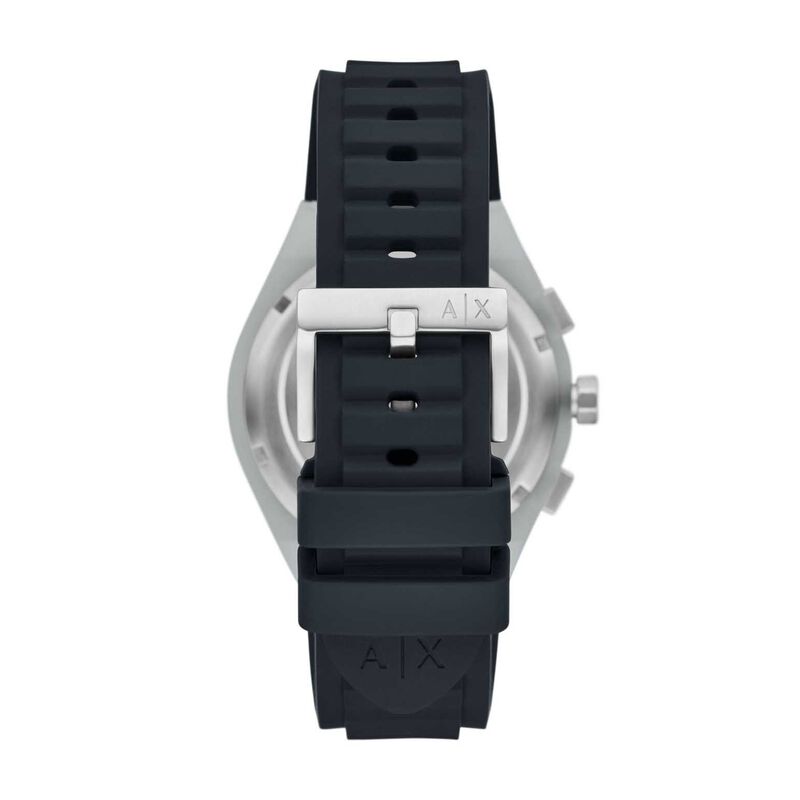 Armani Exchange Sync Chronograph Gray Silicone Watch AX4172 image number 1