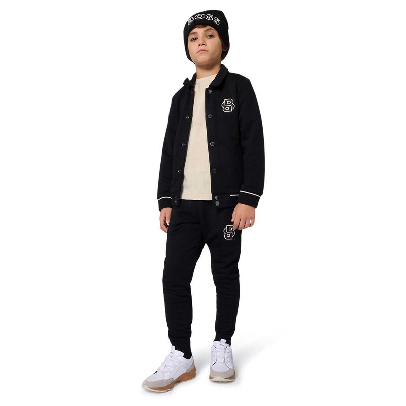BOSS Embroidered Jogger Cardigan 8Y-10Y image number 1