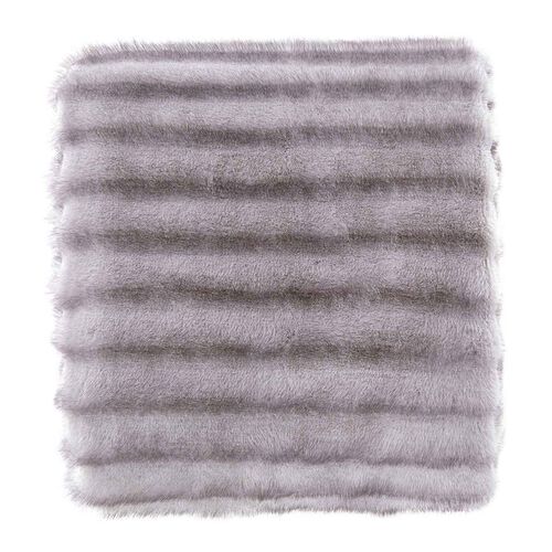 Top Drawer Silver Sable Throw 650Gsm Carved Fur - 150x200cm