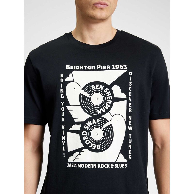 Ben Sherman Record Swap T-Shirt image number 2