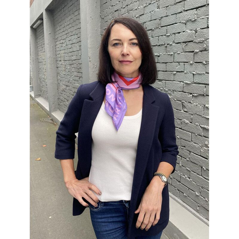 Dark Hampton The Gebbie - Silk Scarf image number 3