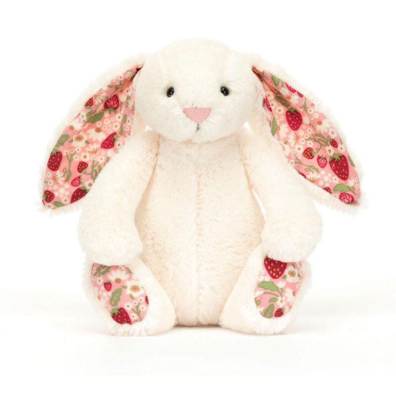 Jellycat Blossom Cream Bunny 'Berry' (Small) image number 1