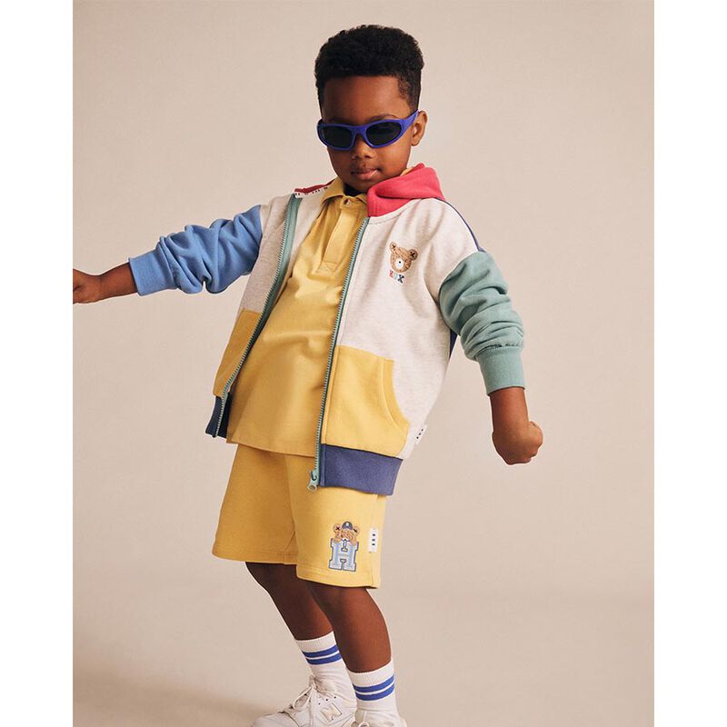 Huxbaby Huxbear Zip Up Hoodie Colour Block 3-5Y image number 3