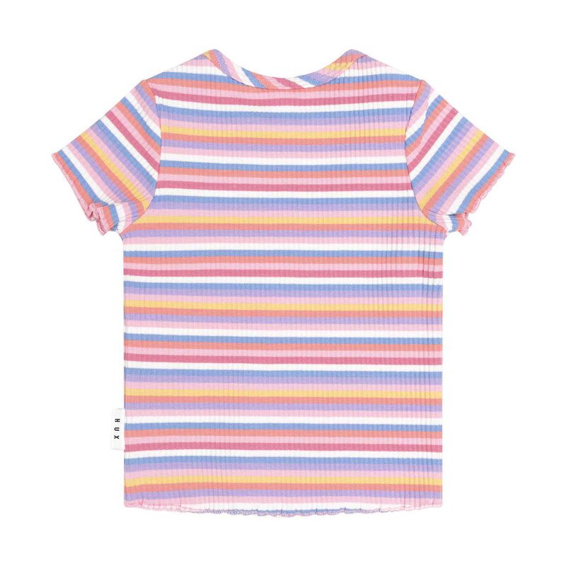 Huxbaby Tropical Fruit Stripe Rib Tee 3-5Y image number 3