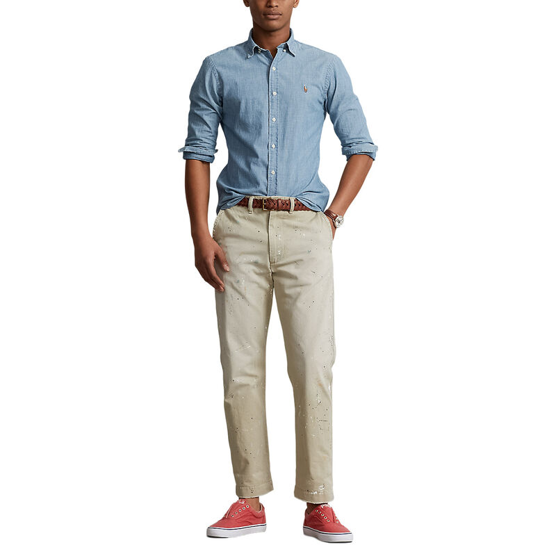 Polo Ralph Lauren Slim Fit Chambray Shirt image number 3
