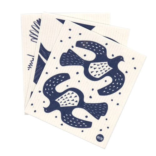 Swedish Dishcloths - Linocut