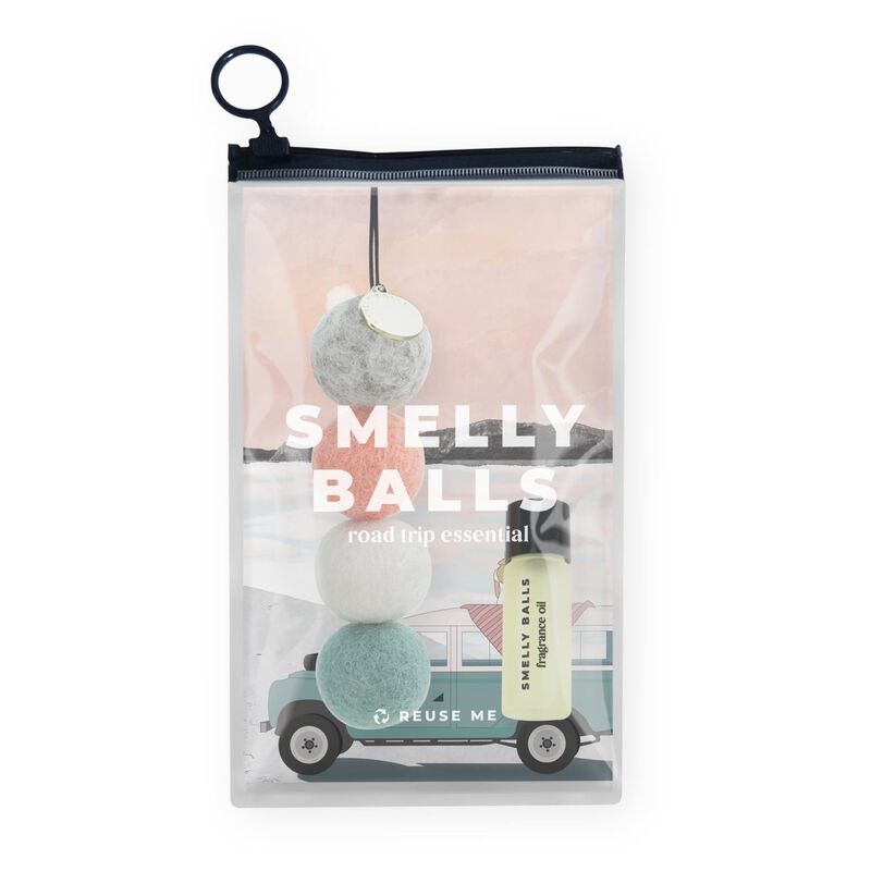 Smelly Balls Car Fragrance Seapink Set - Sweet Pea image number 0